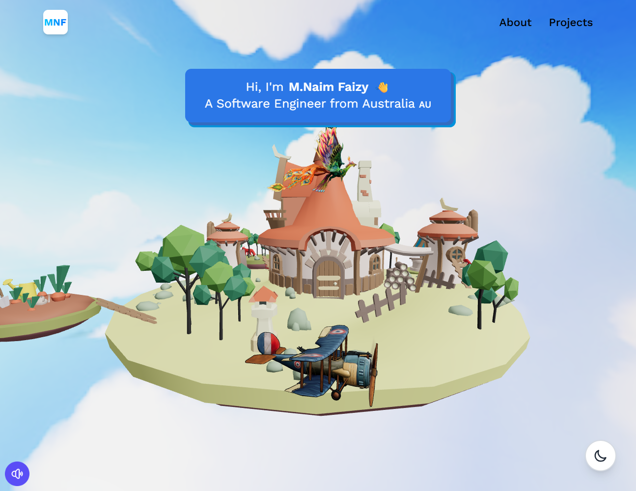 Interactive 3D Portfolio